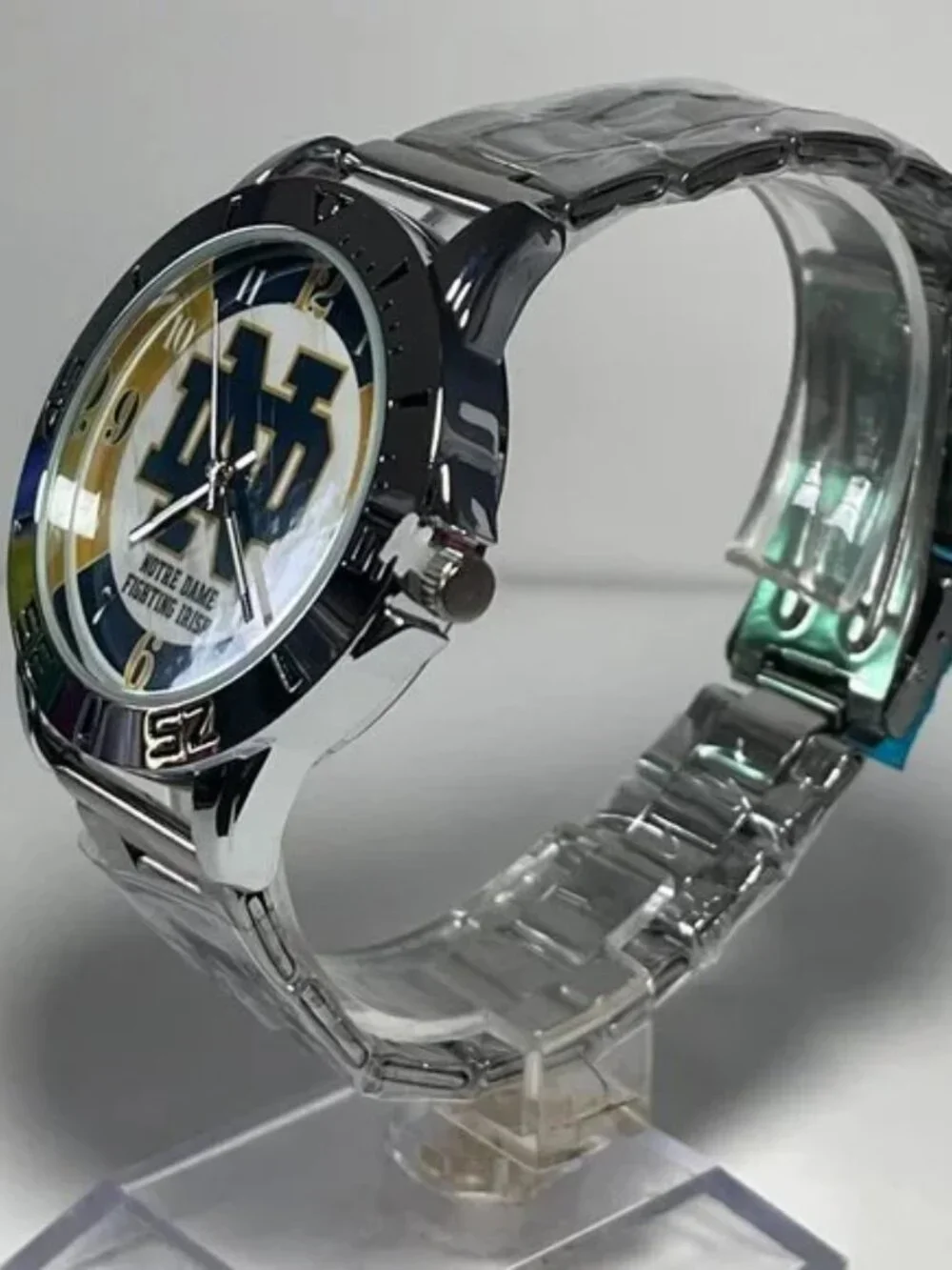 Notre Dame Fighting Irish NCAA Stainless-Steel Watch NEW - Picture 2 of 6